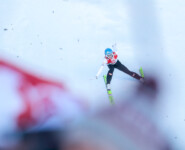 Thomas Rettenegger (AUT) konnte nur knapp einen Sturz vermeiden.
