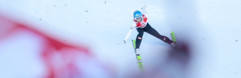 Thomas Rettenegger (AUT) konnte nur knapp einen Sturz vermeiden.