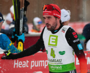 Johannes Rydzek (GER) spürt noch die Nachwirkungen seiner Erkrankung.