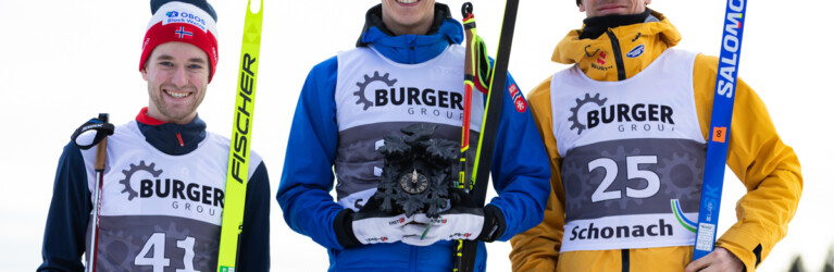 Kasper Moen Flatla (NOR), Espen Andersen (NOR), Jakob Lange (GER) (l-r)