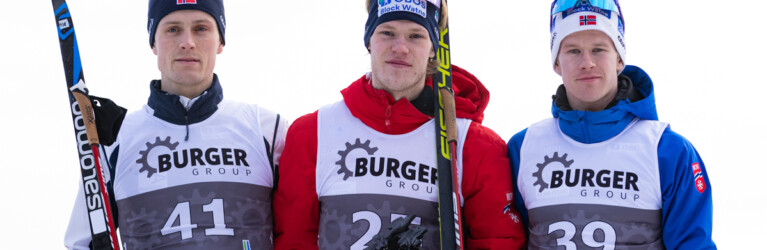 Simen Tiller (NOR), Andreas Skoglund (NOR), Aleksander Skoglund (NOR) (l-r)