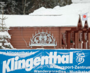 Weihnachtliche Dekoration in Klingenthal