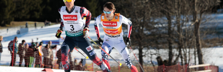 Johannes Lamparter (AUT), Jarl Magnus Riiber (NOR), (l-r)