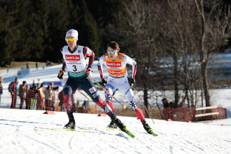 Johannes Lamparter (AUT), Jarl Magnus Riiber (NOR), (l-r)