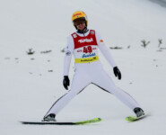 Ilkka Herola (FIN) schaffte den weitesten Sprung des Tages auf 111,5 Meter.