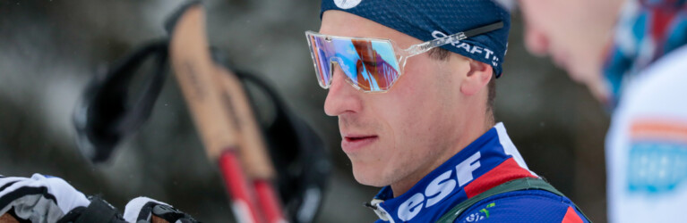 Laurent Muhlethaler (FRA) vor dem Start