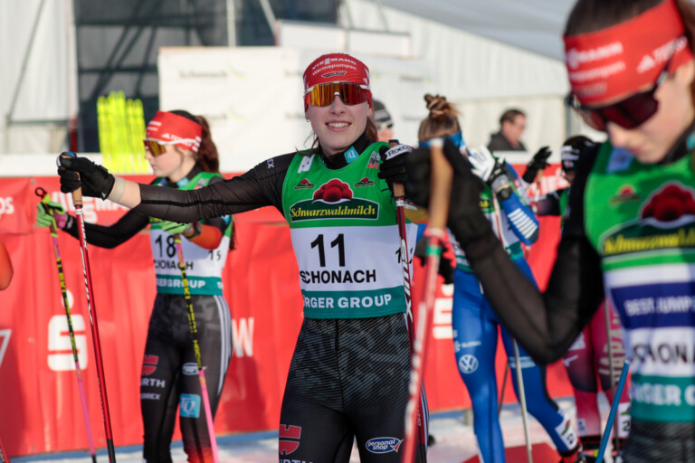 Jenny Nowak (GER) war vor dem Start noch guter Dinge.