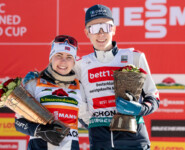 Die Gewinner der Schwarzwaldpokale: Ida Marie Hagen (NOR), Jens Luraas Oftebro (NOR)