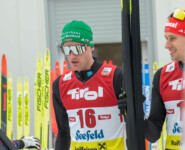 Wendelin Thannheimer (GER) und Terence Weber (GER) (l-r) auf dem Weg zum Start