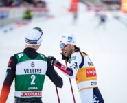 Vinzenz Geiger (GER), Jarl Magnus Riiber (NOR), (l-r)