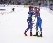Ella Wilson (USA), Karina Kozlova (UKR), (l-r)