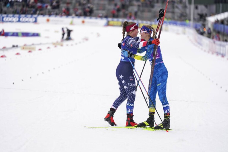 Ella Wilson (USA), Karina Kozlova (UKR), (l-r)