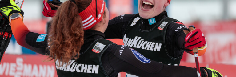 Nathalie Armbruster (GER), Jenny Nowak (GER), (l-r)