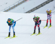 Ilkka Herola (FIN), Johannes Lamparter (AUT), Jarl Magnus Riiber (NOR), (l-r)
