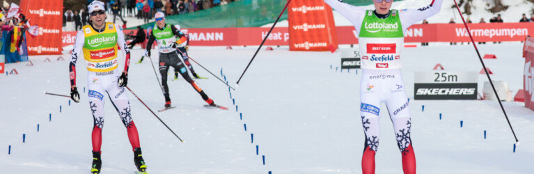 Jarl Magnus Riiber (NOR), Jens Luraas Oftebro (NOR), (l-r)