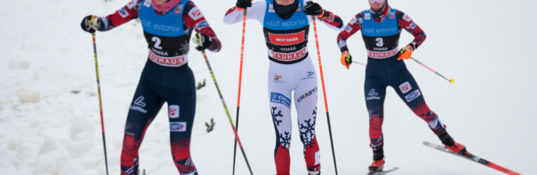 Annalena Slamik (AUT), Ida Marie Hagen (NOR), Claudia Purker (AUT), (l-r)