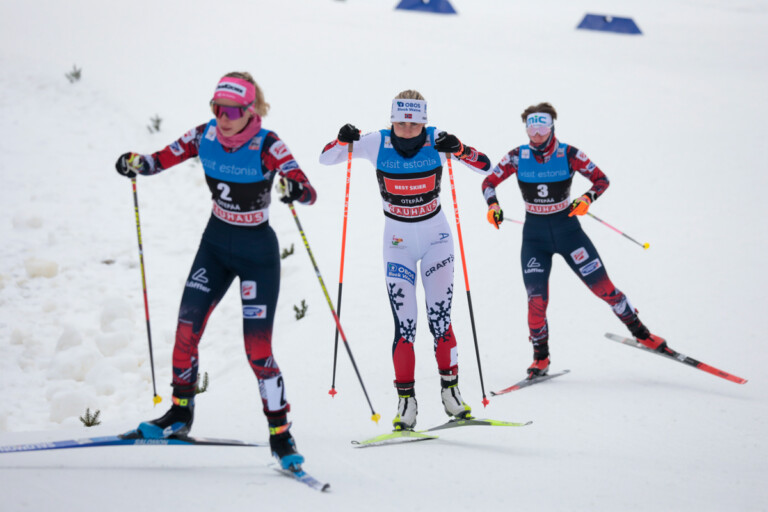 Annalena Slamik (AUT), Ida Marie Hagen (NOR), Claudia Purker (AUT), (l-r)