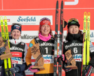 Gyda Westvold Hansen (NOR), Nathalie Armbruster (GER), Haruka Kasai (JPN), (l-r)
