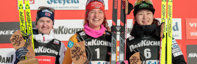 Gyda Westvold Hansen (NOR), Nathalie Armbruster (GER), Haruka Kasai (JPN), (l-r)