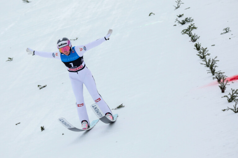 Die Sprungform passt: Annalena Slamik (AUT)