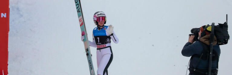 Die Sprungform passt: Annalena Slamik (AUT)