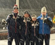 Paul Walcher (AUT), Laura Pletz (AUT), Anna-Sophia Gredler (AUT), Andreas Gfrerer (AUT) (l-r)