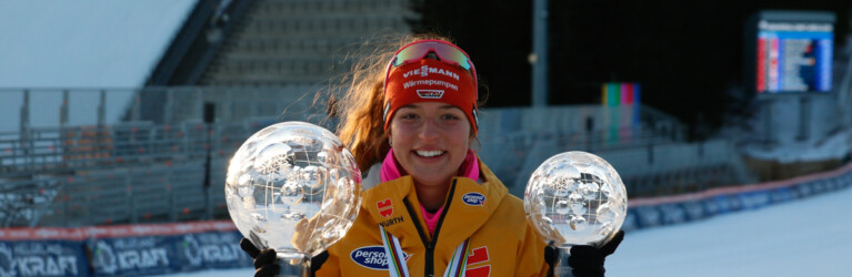 Nathalie Armbruster (GER) gewinnt den Gesamtweltcup und die Compact-Wertung.