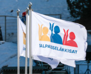 Flagge der Lahti Ski Games