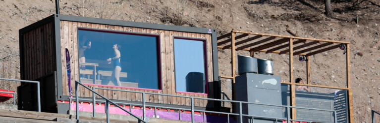 Der wohl beste Ort, um Skispringen zu verfolgen!