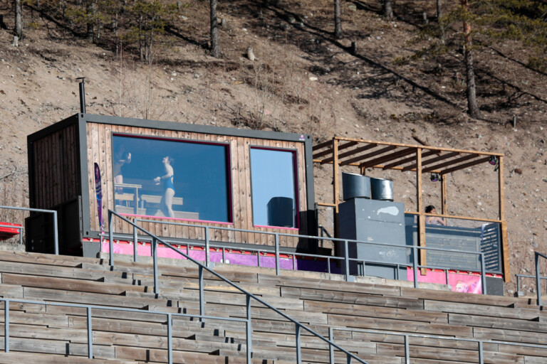 Der wohl beste Ort, um Skispringen zu verfolgen!