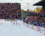 Johannes Lamparter (AUT), Vinzenz Geiger (GER), Jens Luraas Oftebro (NOR), Julian Schmid (GER), Jarl Magnus Riiber (NOR), (l-r)