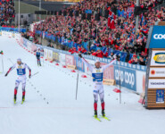 Johannes Lamparter (AUT), Jens Luraas Oftebro (NOR), Julian Schmid (GER), Jarl Magnus Riiber (NOR), (l-r)