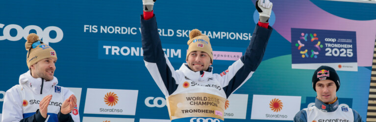 Joergen Graabak (NOR), Jarl Magnus Riiber (NOR), Vinzenz Geiger (GER), (l-r)