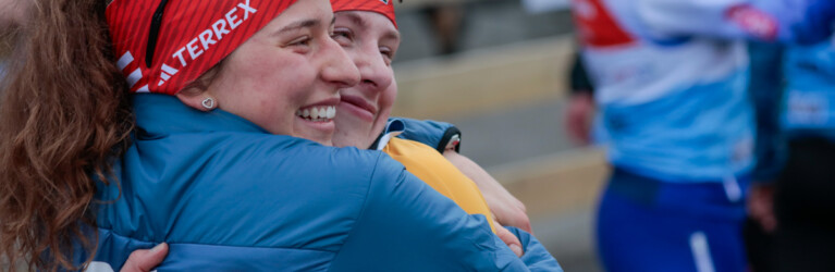 Nathalie Armbruster (GER), Jenny Nowak (GER), (l-r)