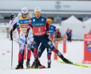 Jarl Magnus Riiber (NOR), Johannes Lamparter (AUT), (l-r)
