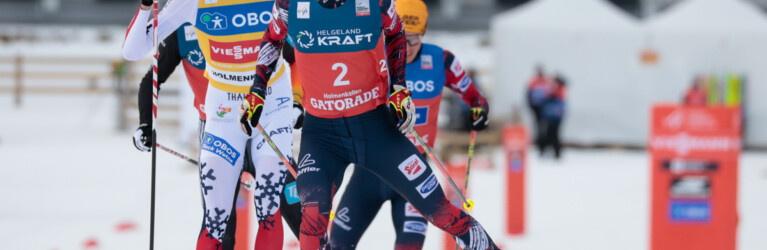 Jarl Magnus Riiber (NOR), Johannes Lamparter (AUT), (l-r)