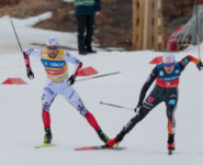 Jarl Magnus Riiber (NOR), Vinzenz Geiger (GER), (l-r)