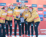 Nathalie Armbruster (GER), Ronja Loh (GER), Svenja Wuerth (GER), Trine Goepfert (GER), Jenny Nowak (GER), Maria Gerboth (GER), (l-r)