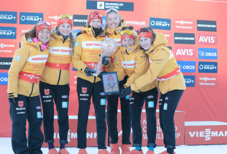 Nathalie Armbruster (GER), Ronja Loh (GER), Svenja Wuerth (GER), Trine Goepfert (GER), Jenny Nowak (GER), Maria Gerboth (GER), (l-r)
