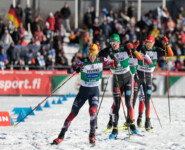 Die Verfolger: Franz-Josef Rehrl (AUT), Wendelin Thannheimer (GER), Terence Weber (GER), (l-r)
