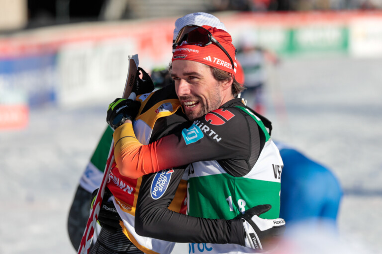 Vinzenz Geiger (GER), Johannes Rydzek (GER), (l-r)