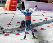 Ilkka Herola (FIN) feiert seinen ersten Weltcupsieg.