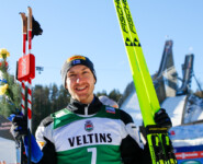 Ilkka Herola (FIN) konnte sich über seine beste Platzierung in Lahti freuen.
