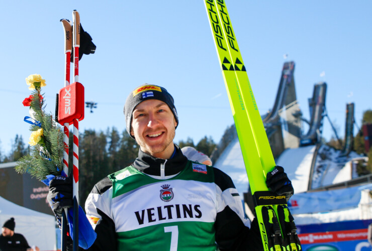 Ilkka Herola (FIN) konnte sich über seine beste Platzierung in Lahti freuen.