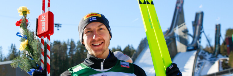 Ilkka Herola (FIN) konnte sich über seine beste Platzierung in Lahti freuen.