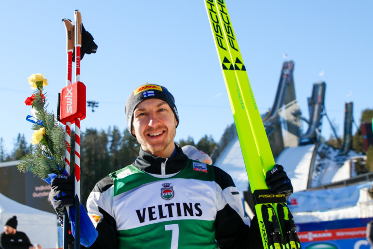 Ilkka Herola (FIN) konnte sich über seine beste Platzierung in Lahti freuen.