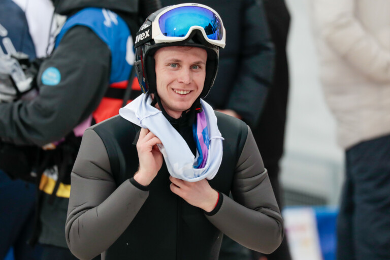 Dmytro Mazurchuk (UKR) freute sich über die Unterstützung der Zuschauer.