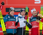Lisa Hirner (AUT), Gyda Westvold Hansen (NOR), Ida Marie Hagen (NOR), (l-r)