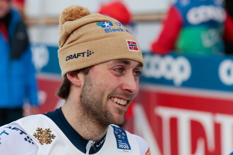 Ein emotionaler Jarl Magnus Riiber (NOR)