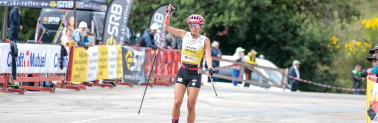 Nathalie Armbruster (GER) gewinnt in Chaux-Neuve.